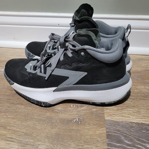 Nike Air Jordan Zion 1 TB Basketball Black White Grey DC4208-001 Men’s Size 6.5 - Picture 3 of 6